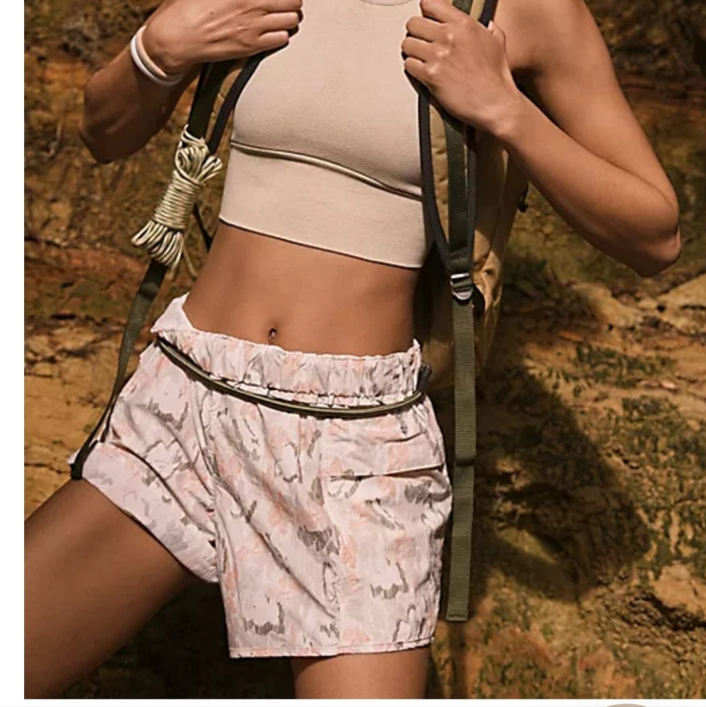 Free People Movement In the Wild printed shorts